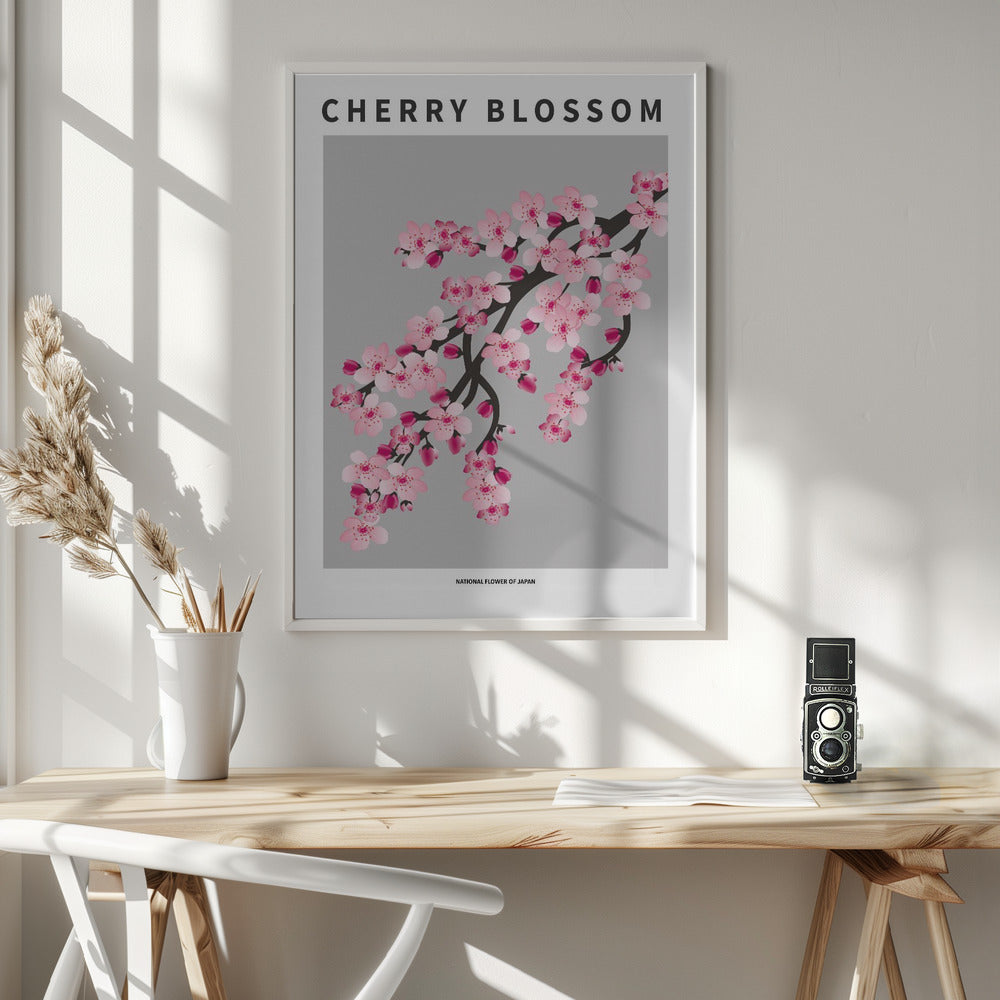 Cherry blossom - National flower of Japan Poster