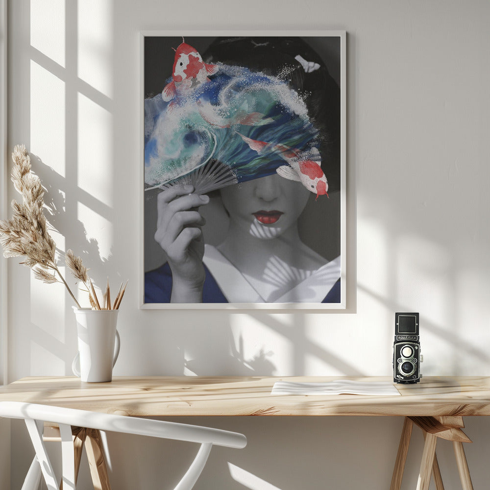 Koi Fan Poster