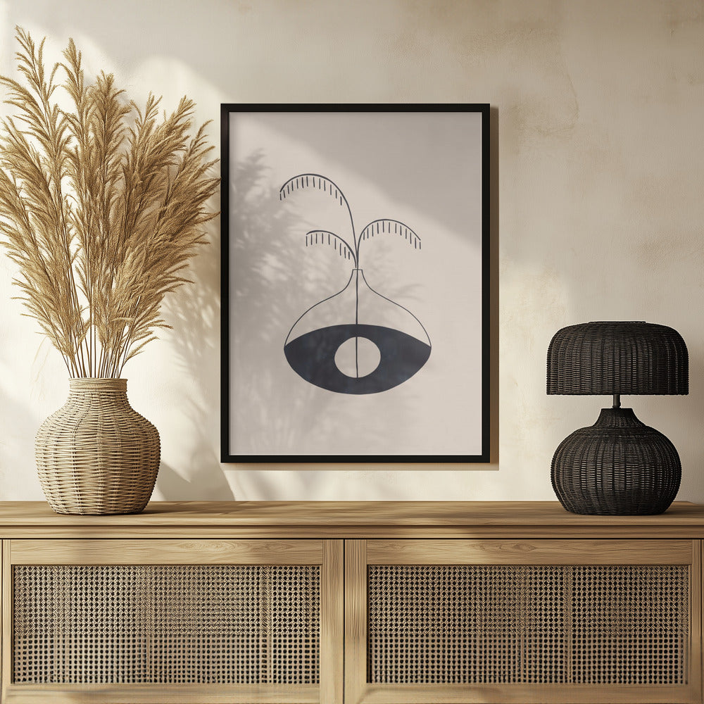 Evil Eye Vase Poster