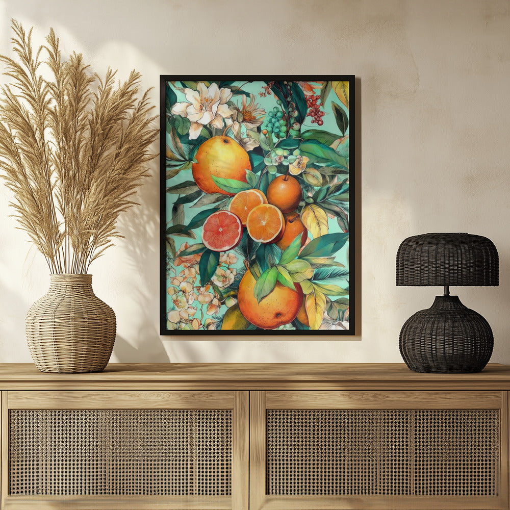 Flowers and fruits 2 Poster