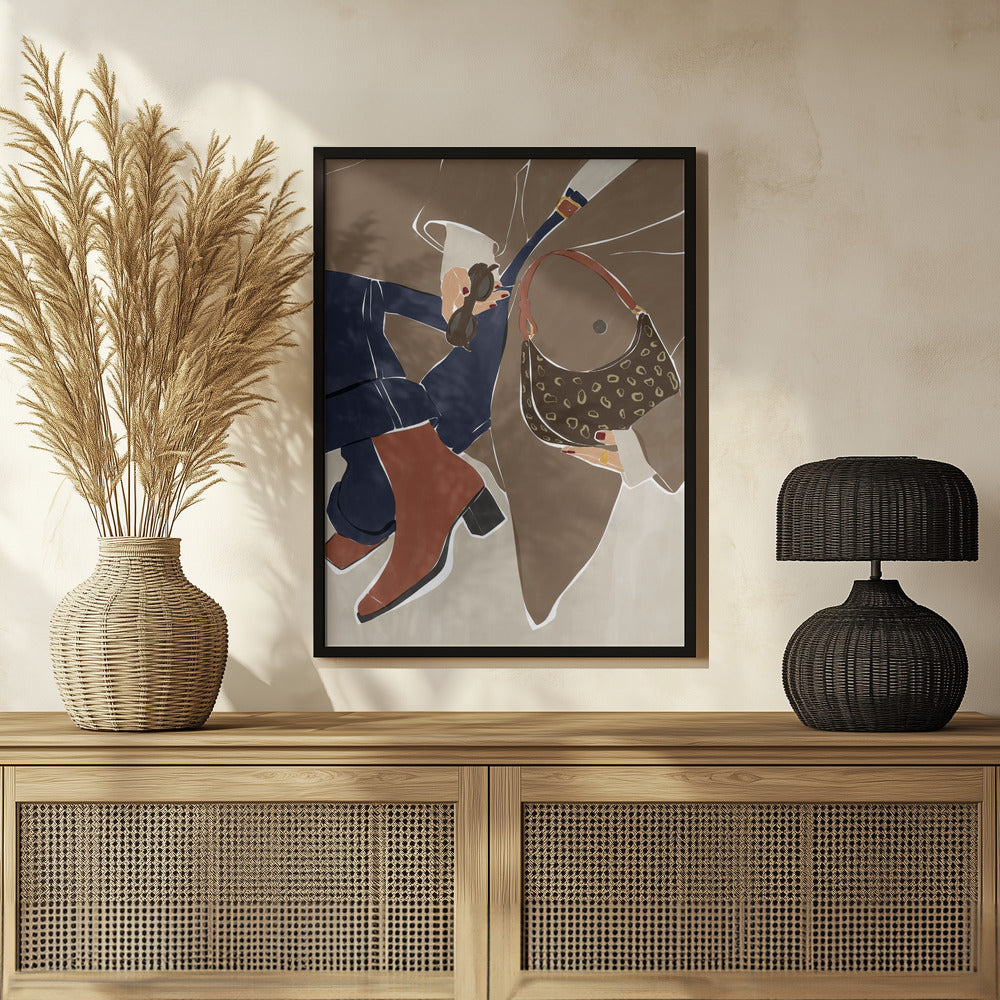 Fall Fashion Vibes Art Print By Ivy Green Illustrations Poster