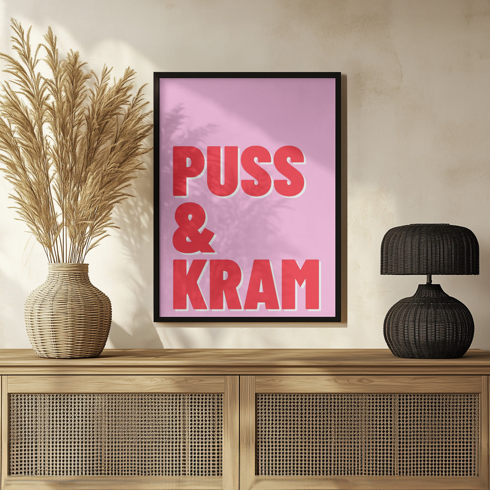 Puss och Kram Poster