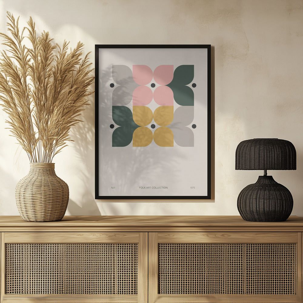 Modern folk art collection no 21 Poster