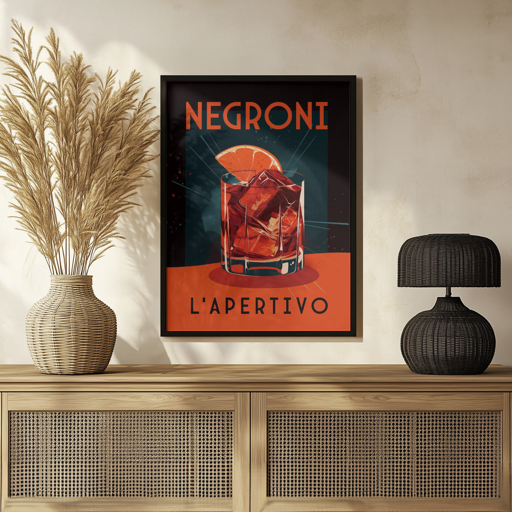 Negroni L' Apertivo Poster