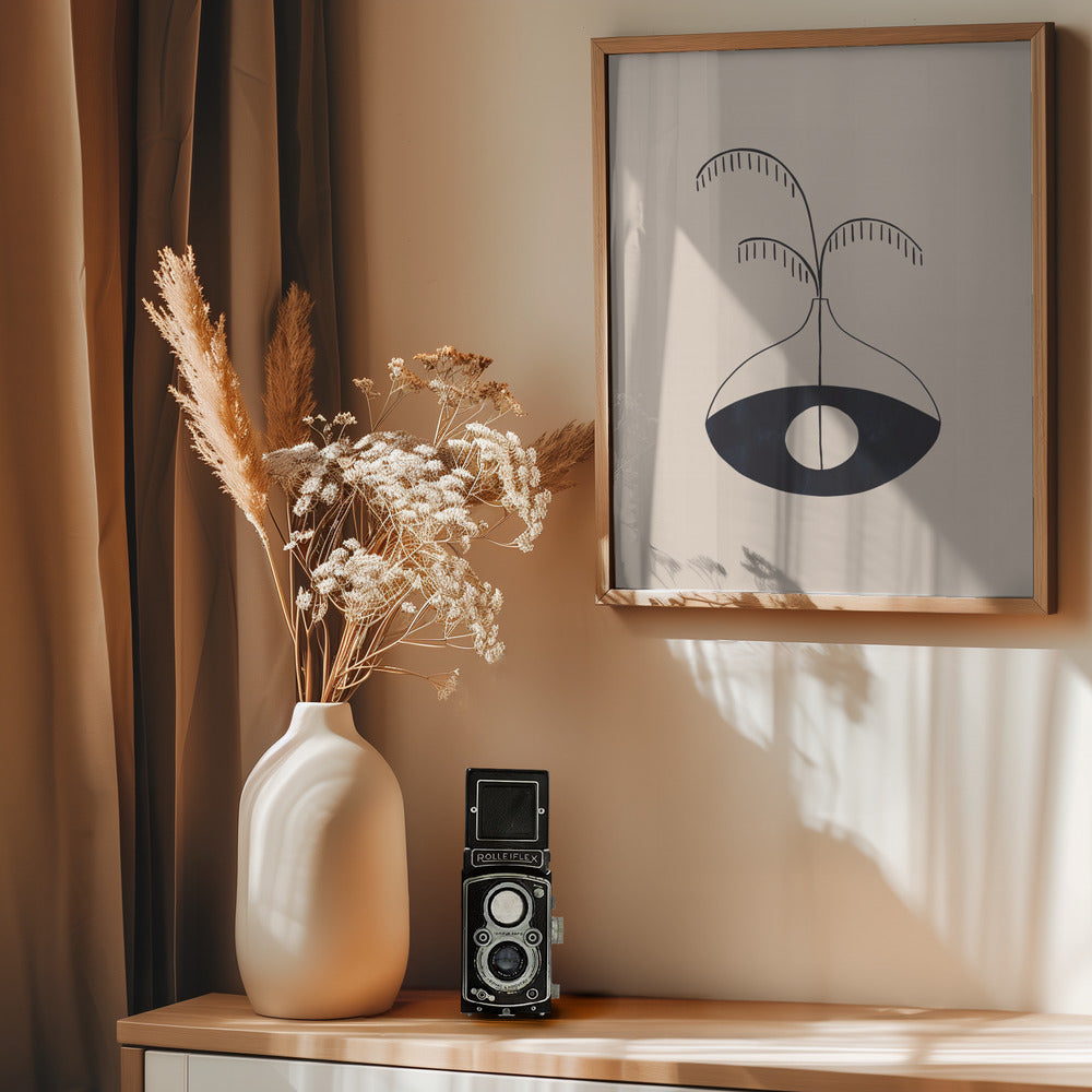 Evil Eye Vase Poster