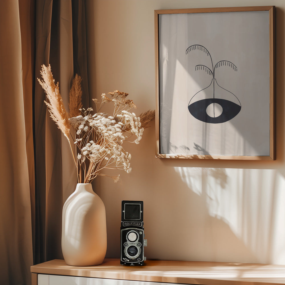 Evil Eye Vase Poster
