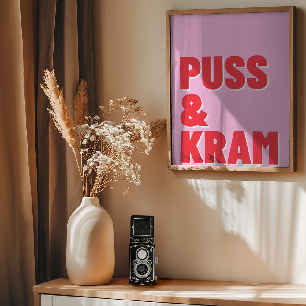 Puss och Kram Poster