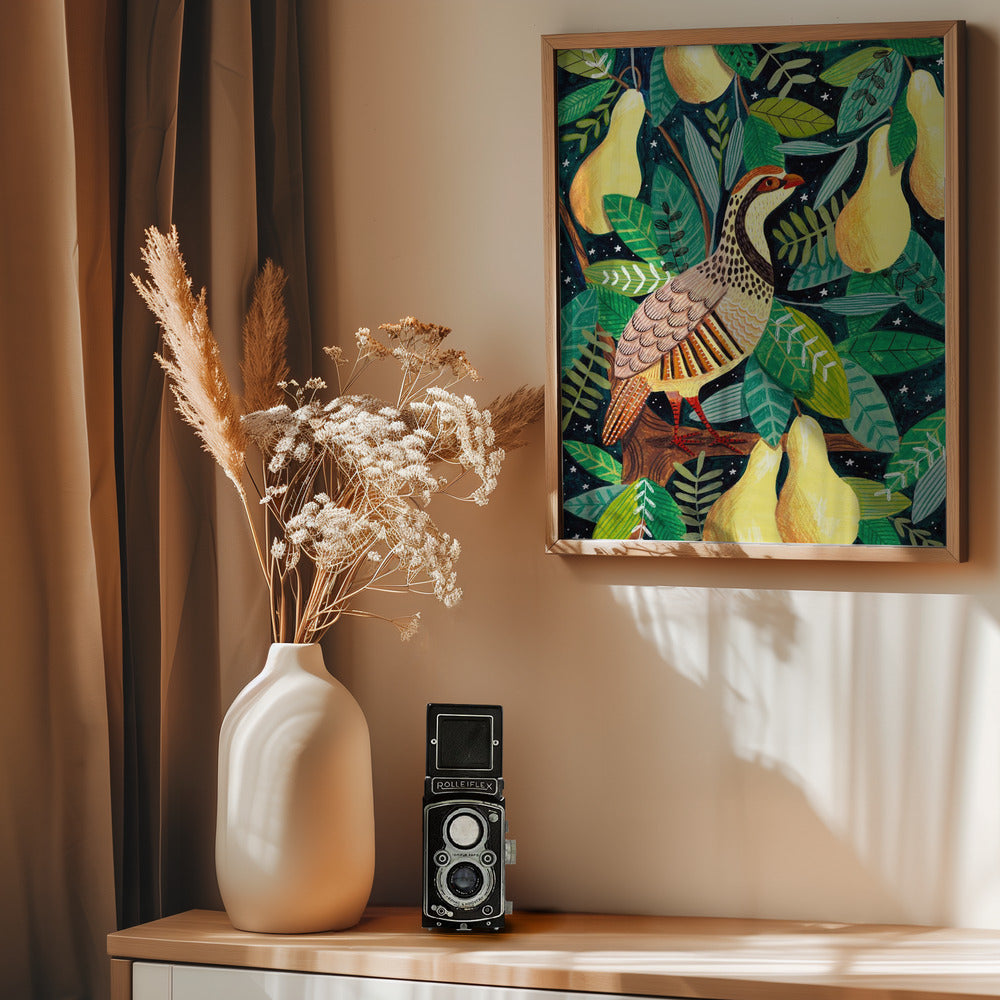 Partridge in a pear tree Poster