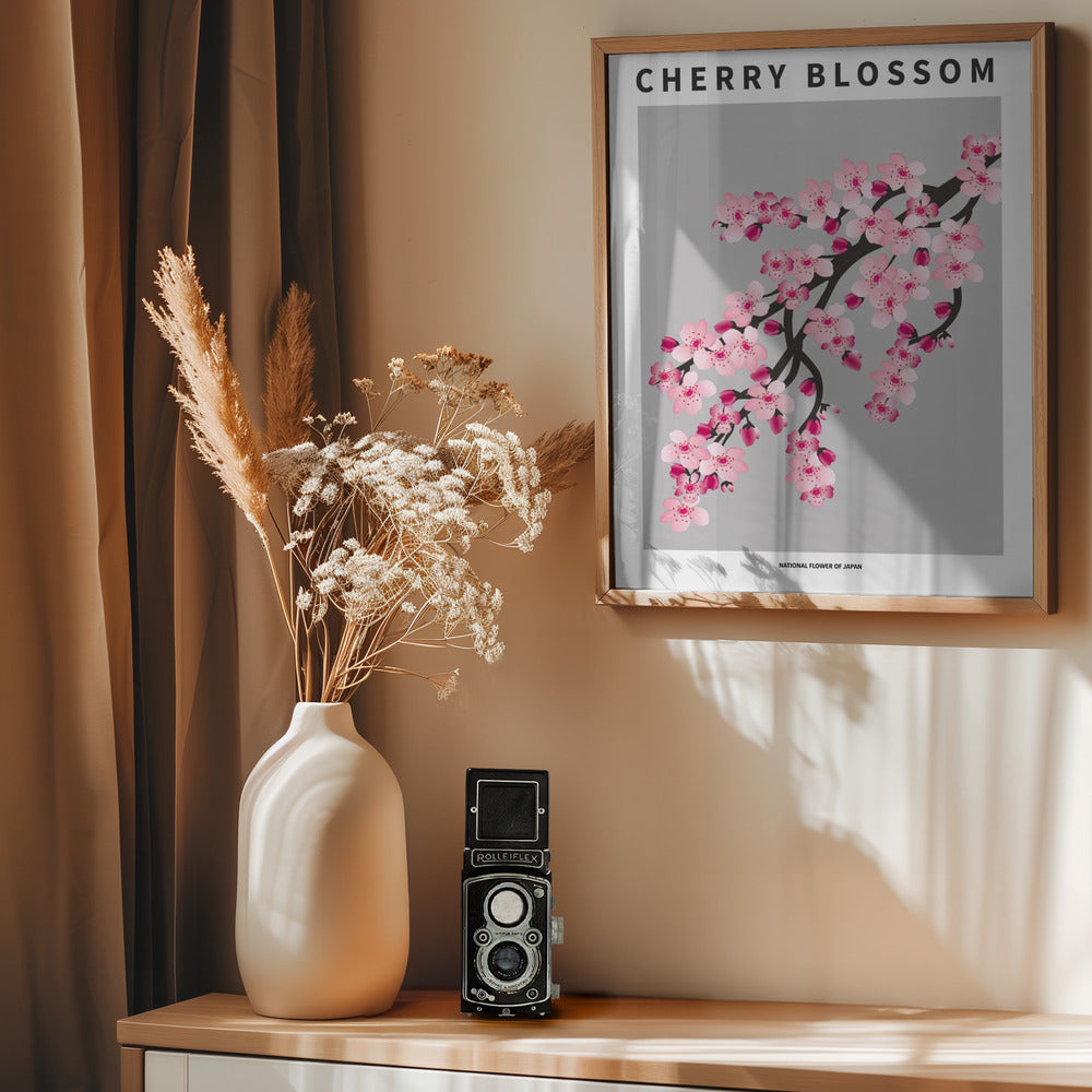 Cherry blossom - National flower of Japan Poster