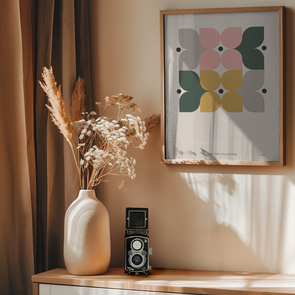 Modern folk art collection no 21 Poster