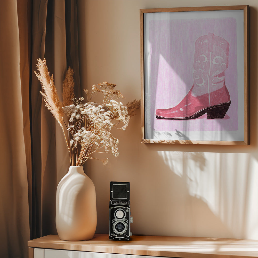 P&c Cowgirlboot Poster