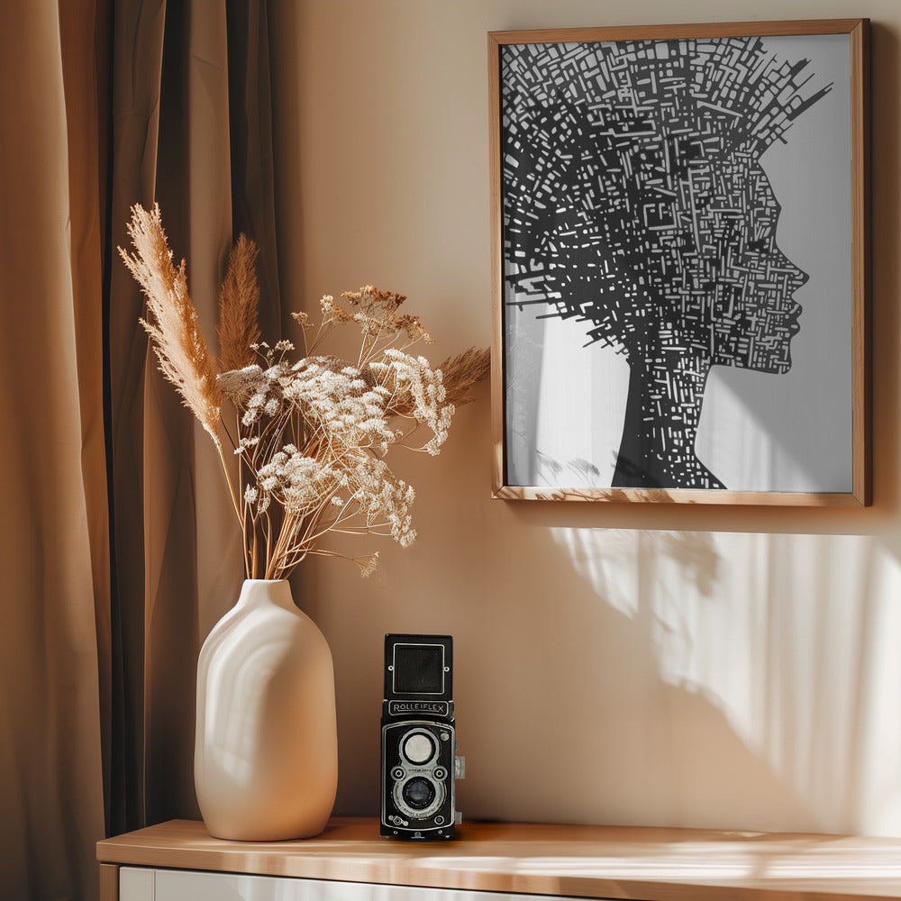 Face In Profile Poster
