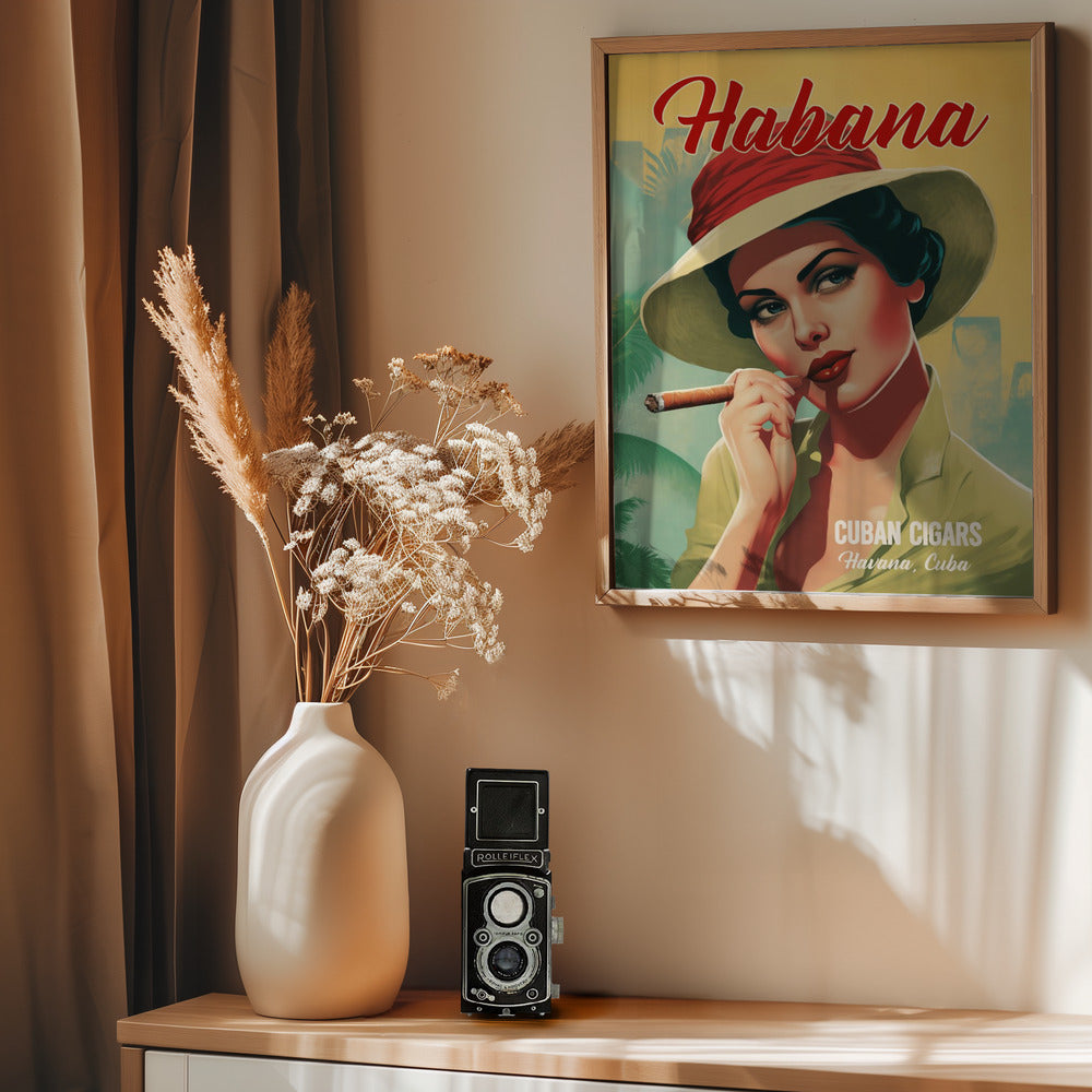 Habana - Cuban Cigars Poster