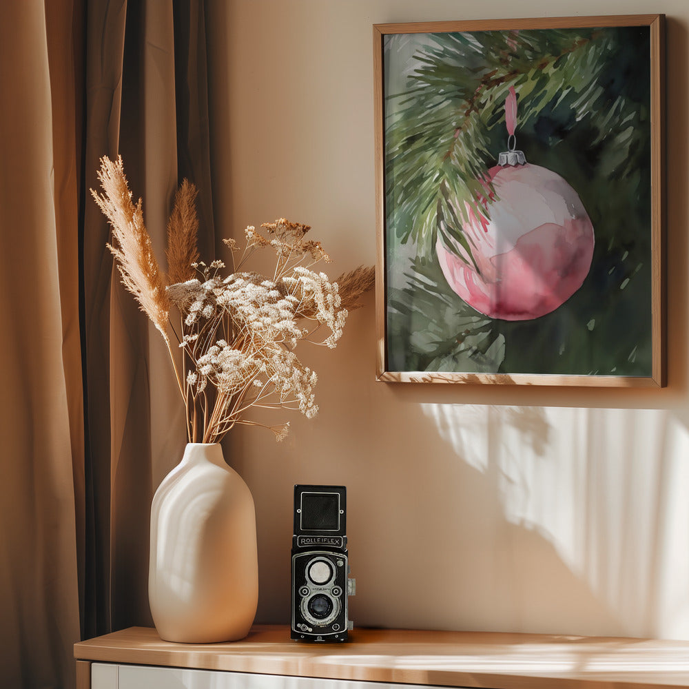 Christmas Bauble No 3 Poster