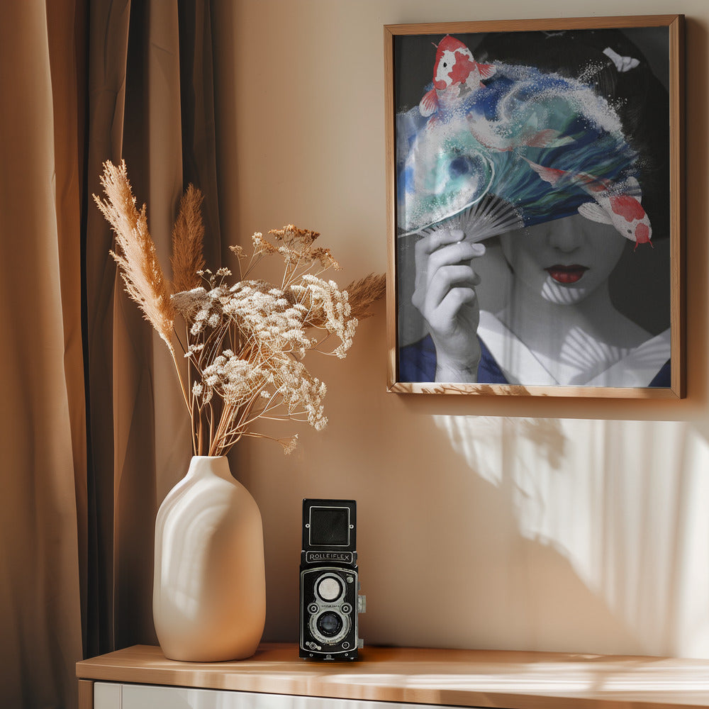 Koi Fan Poster