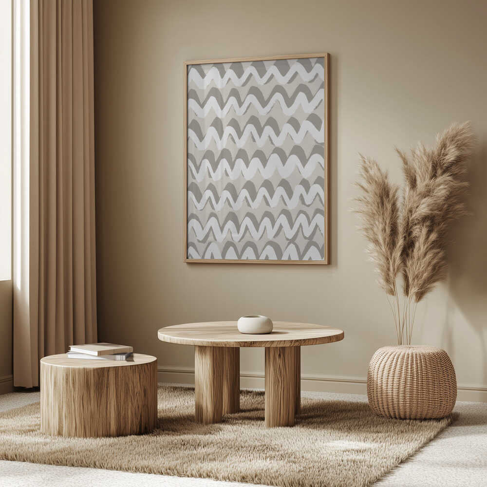 Zigzag Serenity Poster