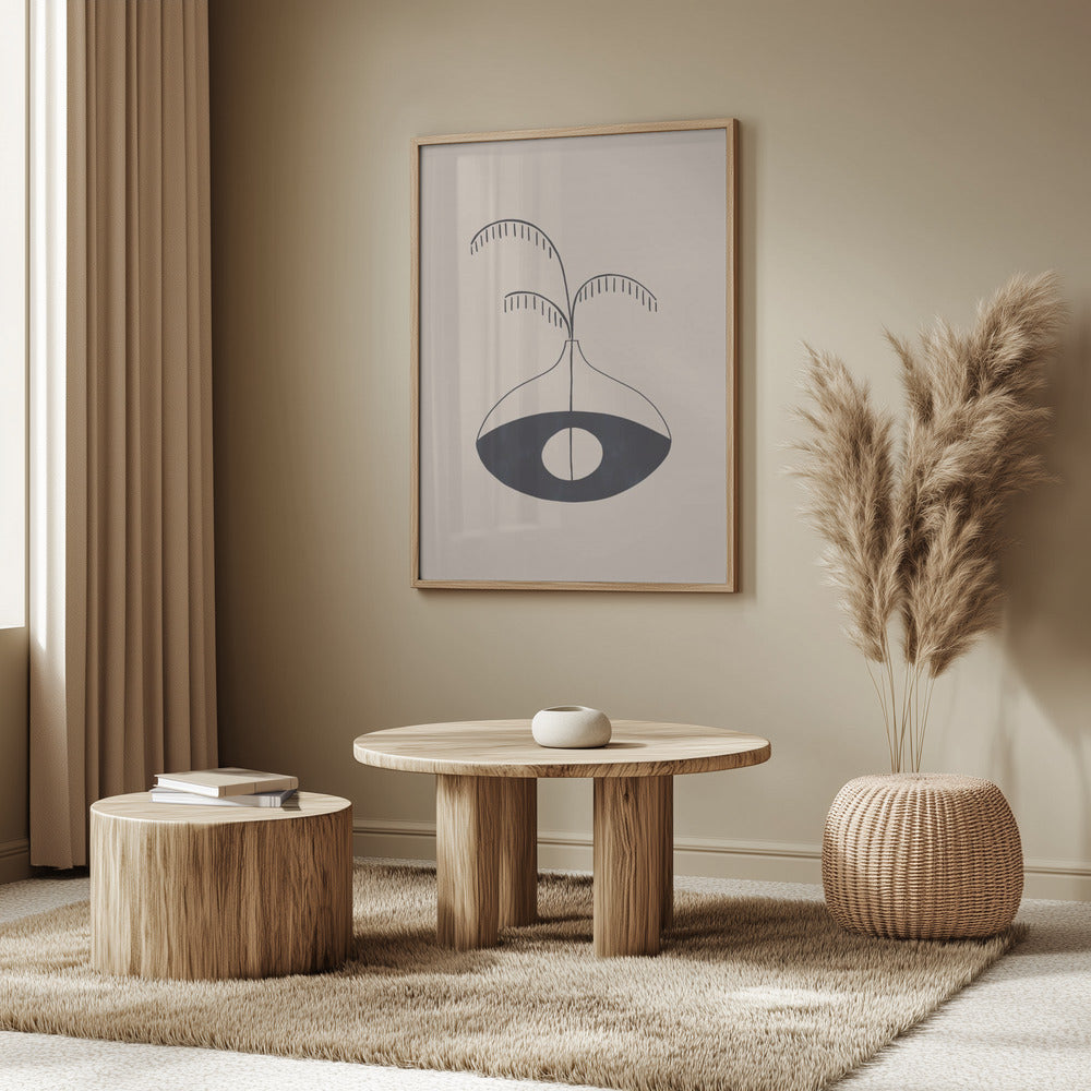 Evil Eye Vase Poster