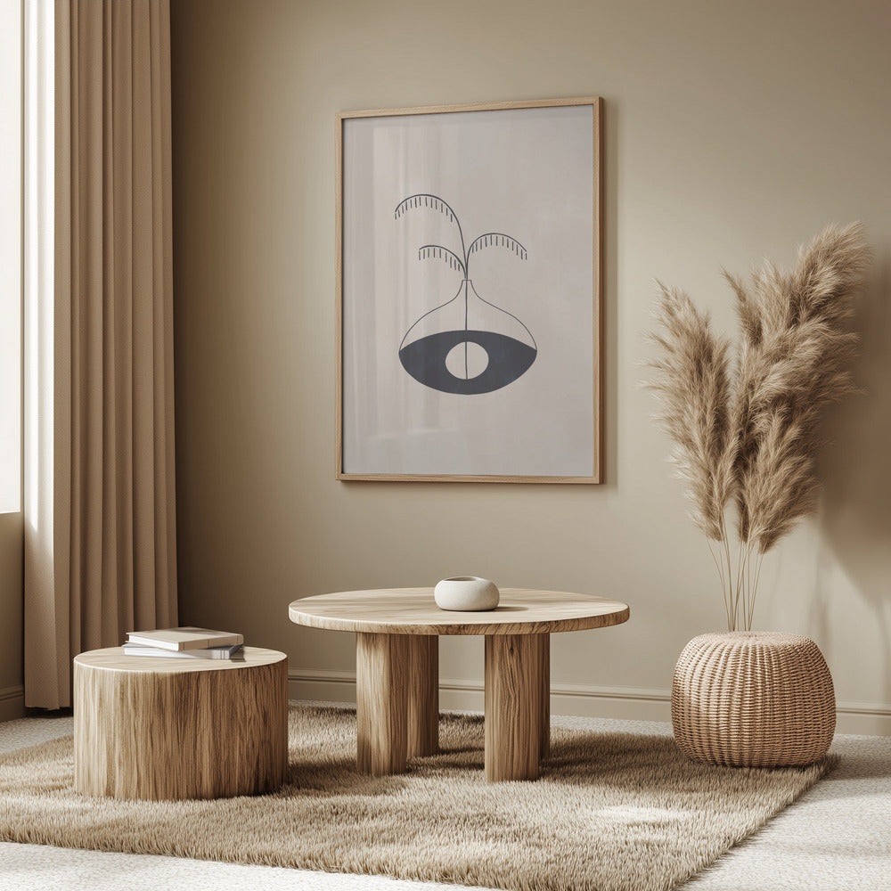 Evil Eye Vase Poster