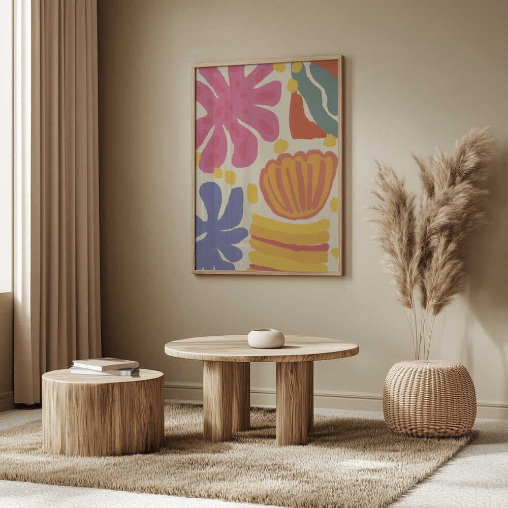 Vibrant Flora Dance Poster
