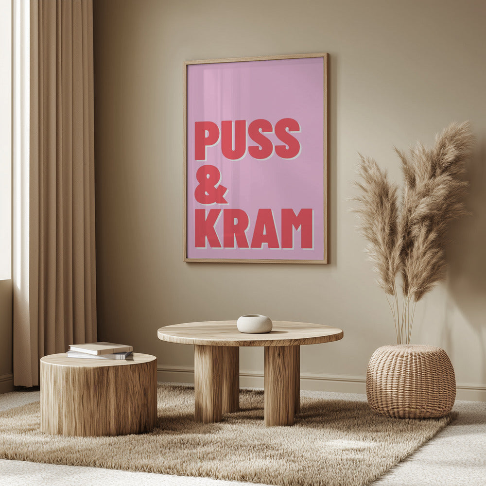 Puss och Kram Poster