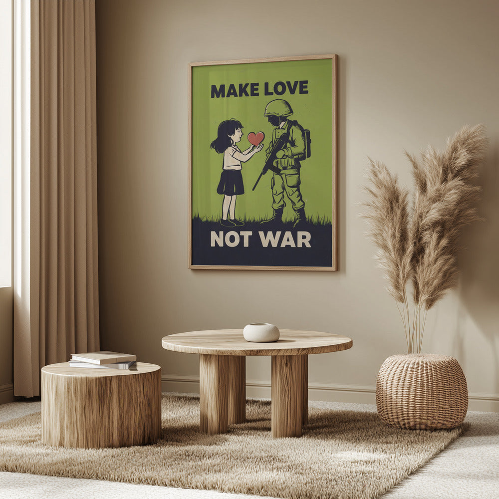 Make Love Not War Poster