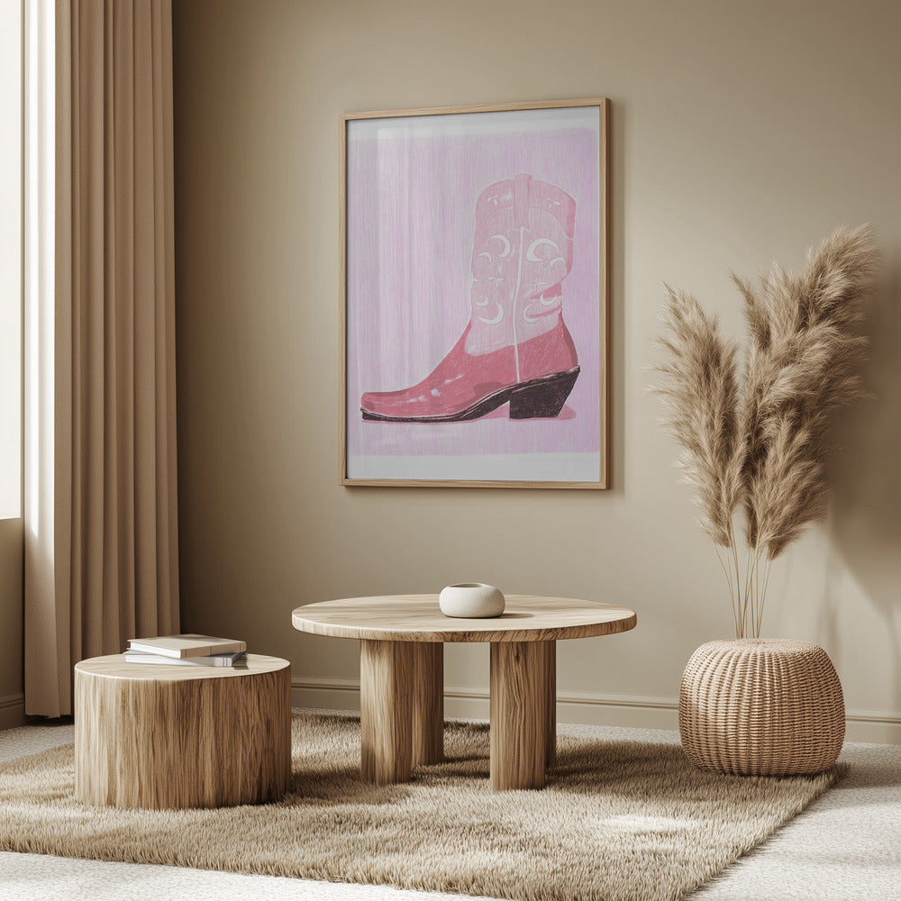 P&c Cowgirlboot Poster