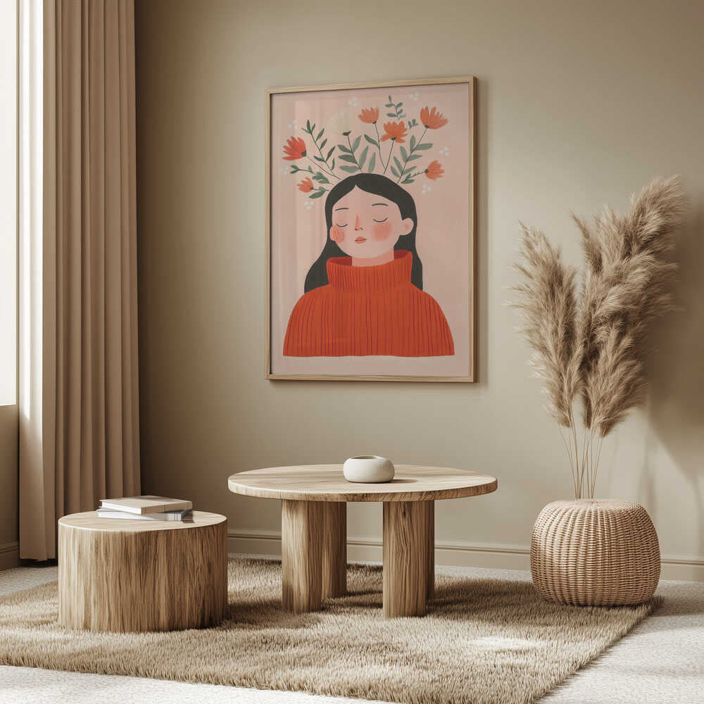 Floral Serenity Poster