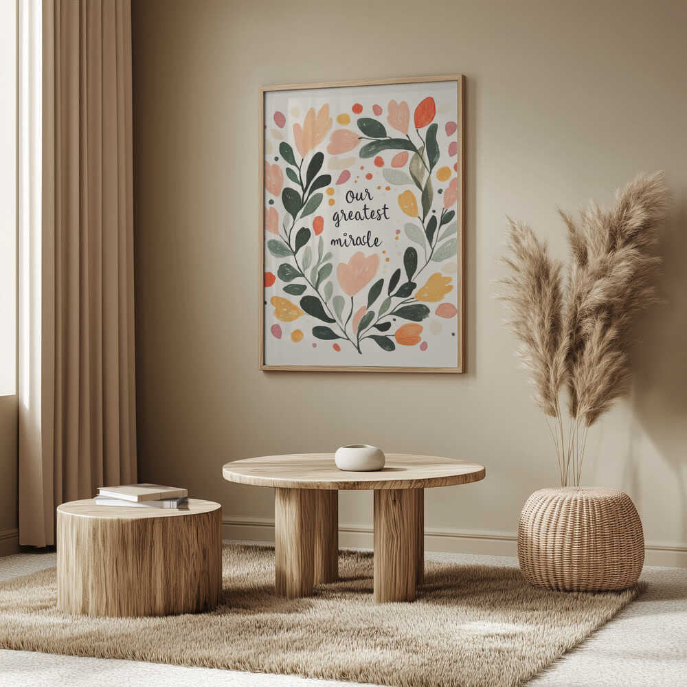 Floral Embrace Poster