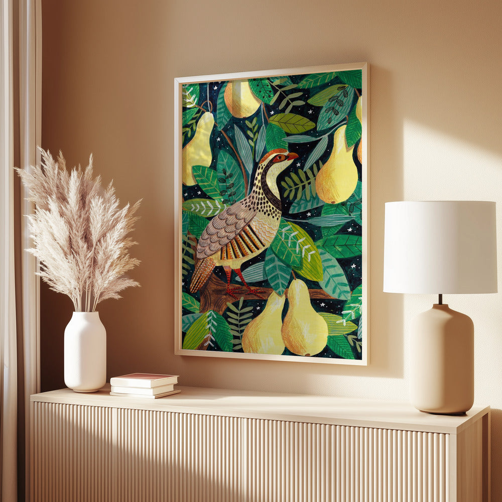 Partridge in a pear tree Poster