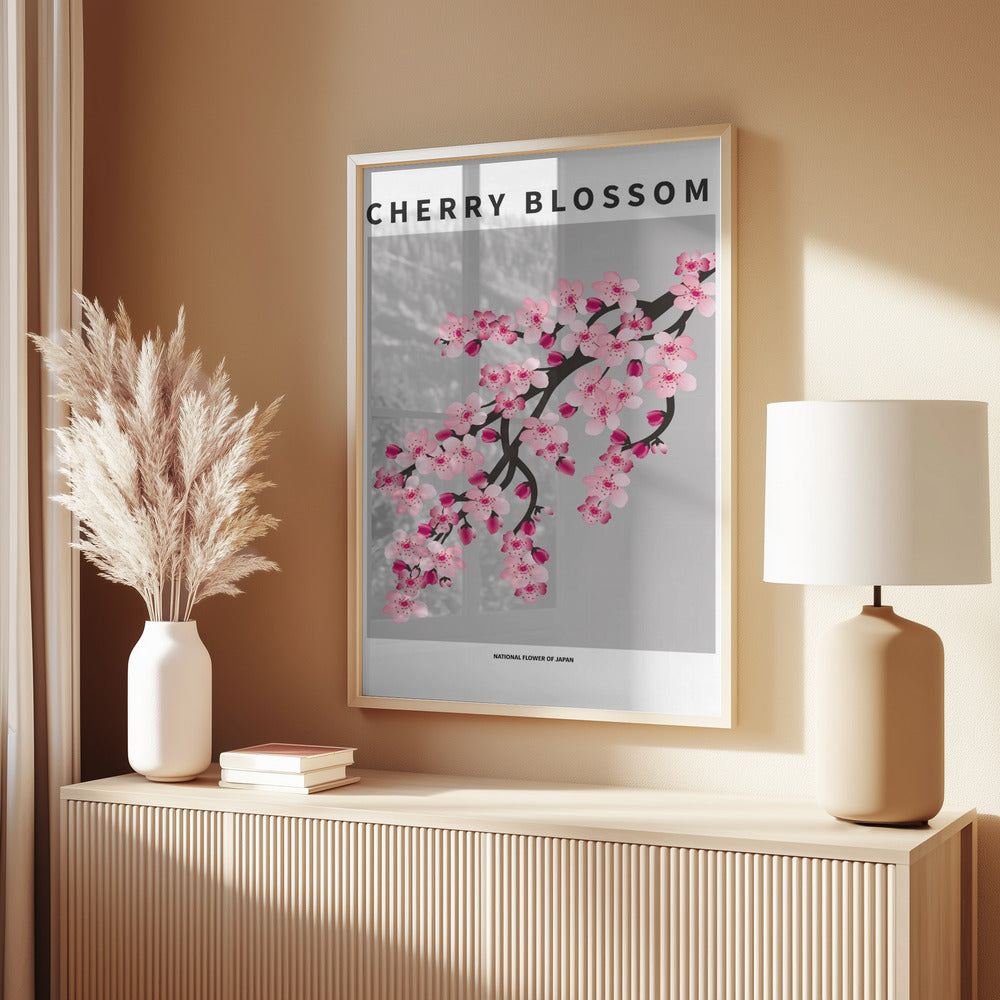Cherry blossom - National flower of Japan Poster