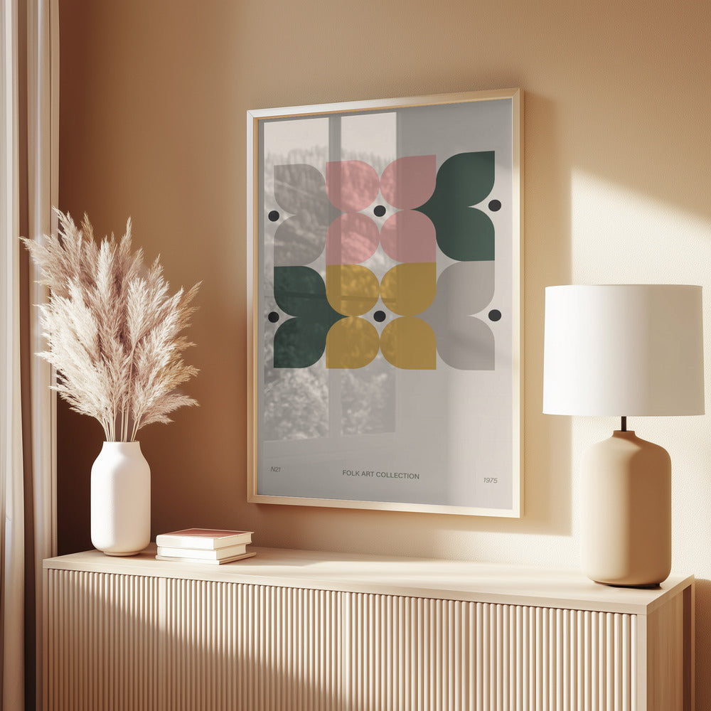 Modern folk art collection no 21 Poster