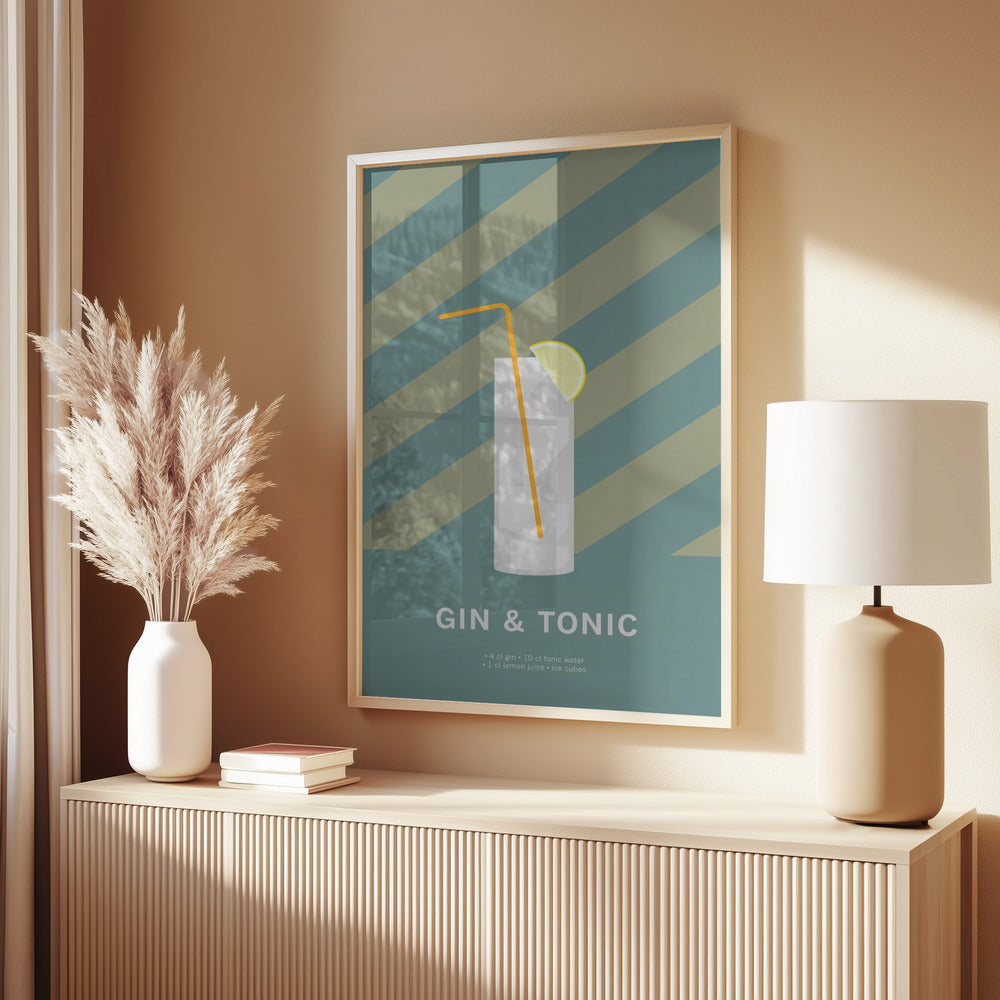 Drink Gin & Tonic Poster