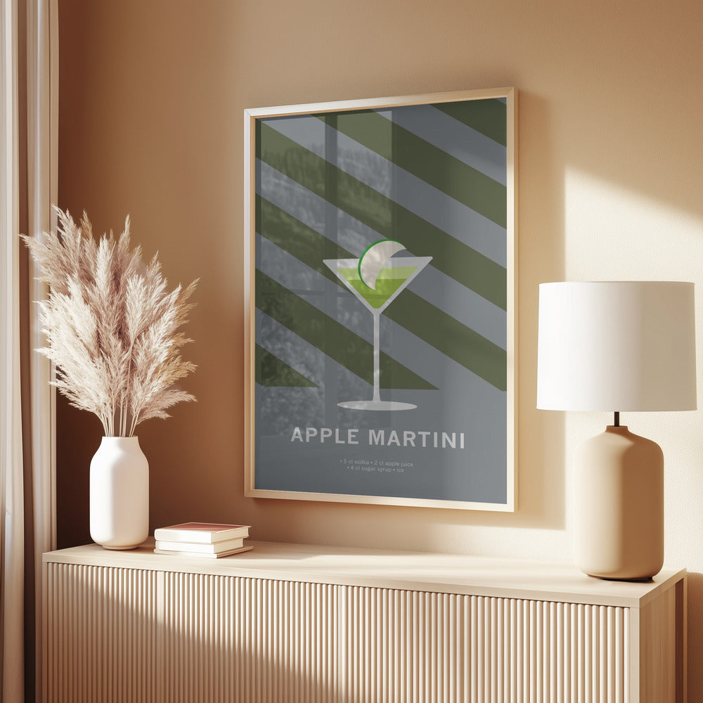 Drink Apple Martini Poster