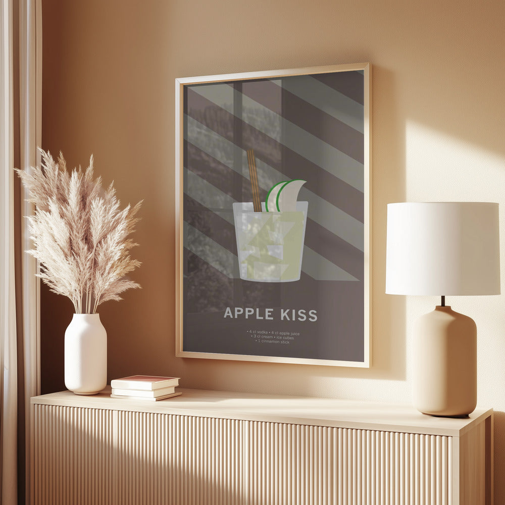 Drink Apple Kiss Poster