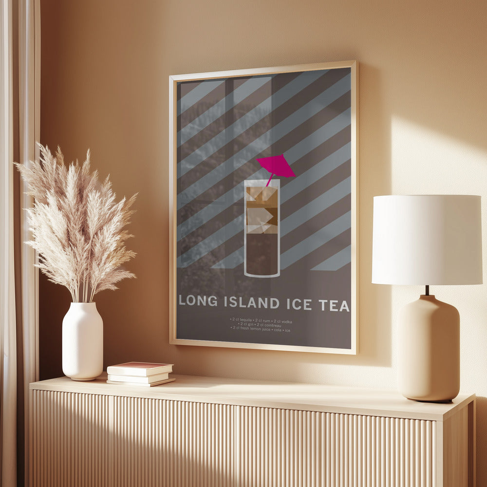 Drink Long Island Ice Tea Poster