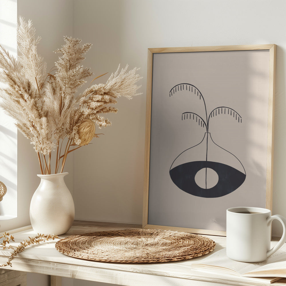 Evil Eye Vase Poster