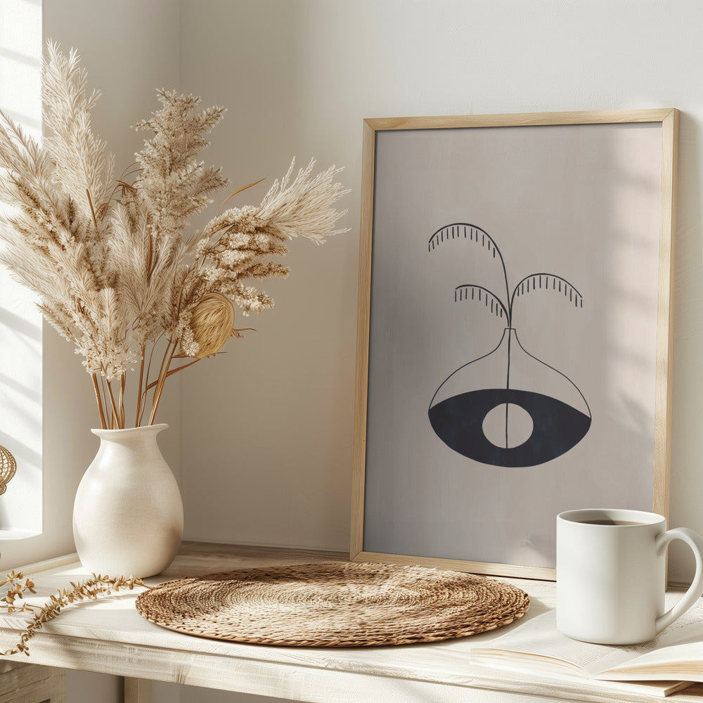 Evil Eye Vase Poster