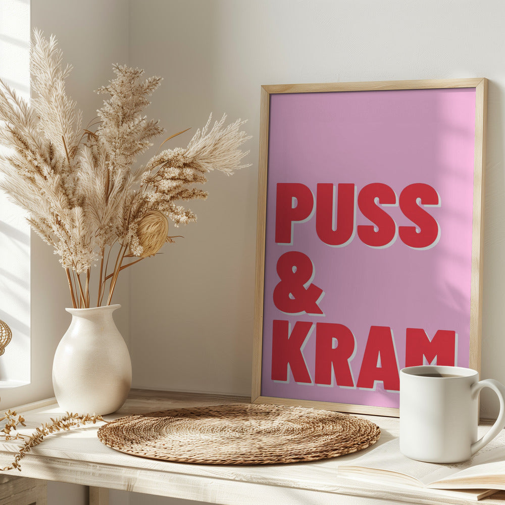 Puss och Kram Poster