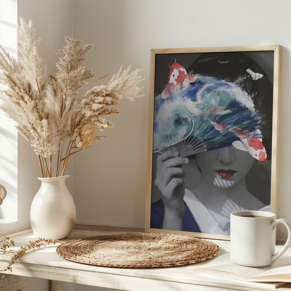 Koi Fan Poster