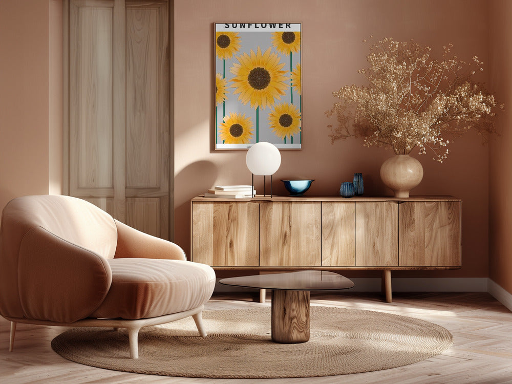 Sunflower - National flower och Ukraine Poster