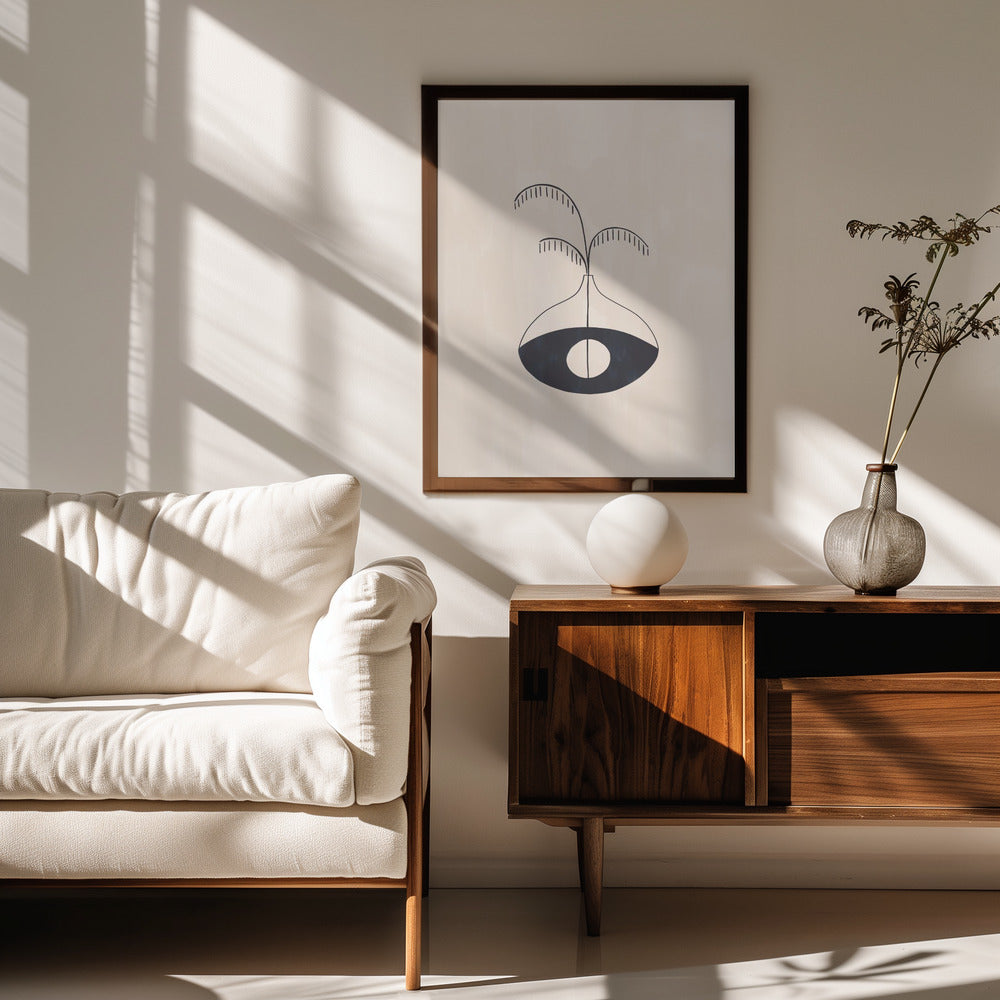 Evil Eye Vase Poster