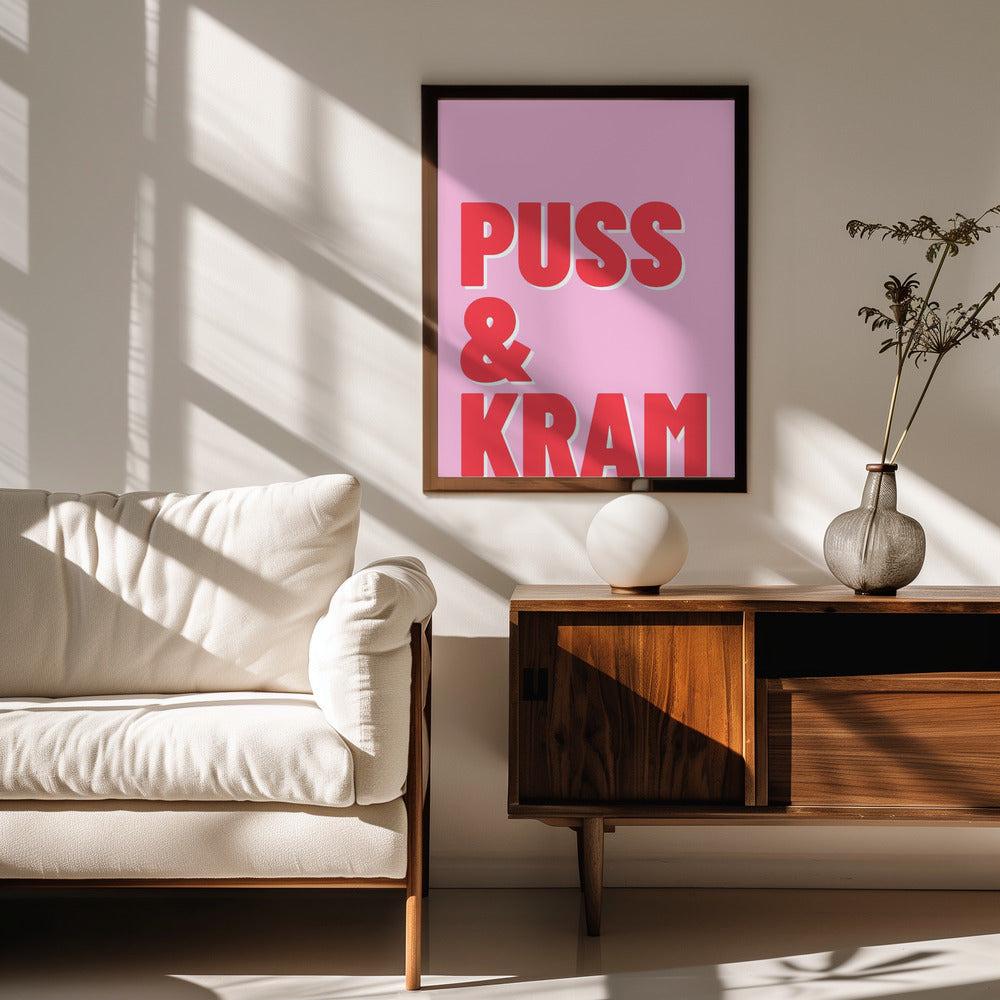 Puss och Kram Poster