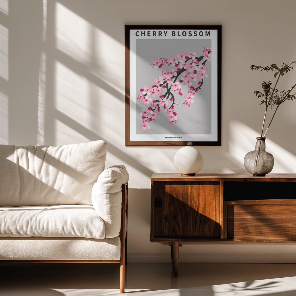 Cherry blossom - National flower of Japan Poster