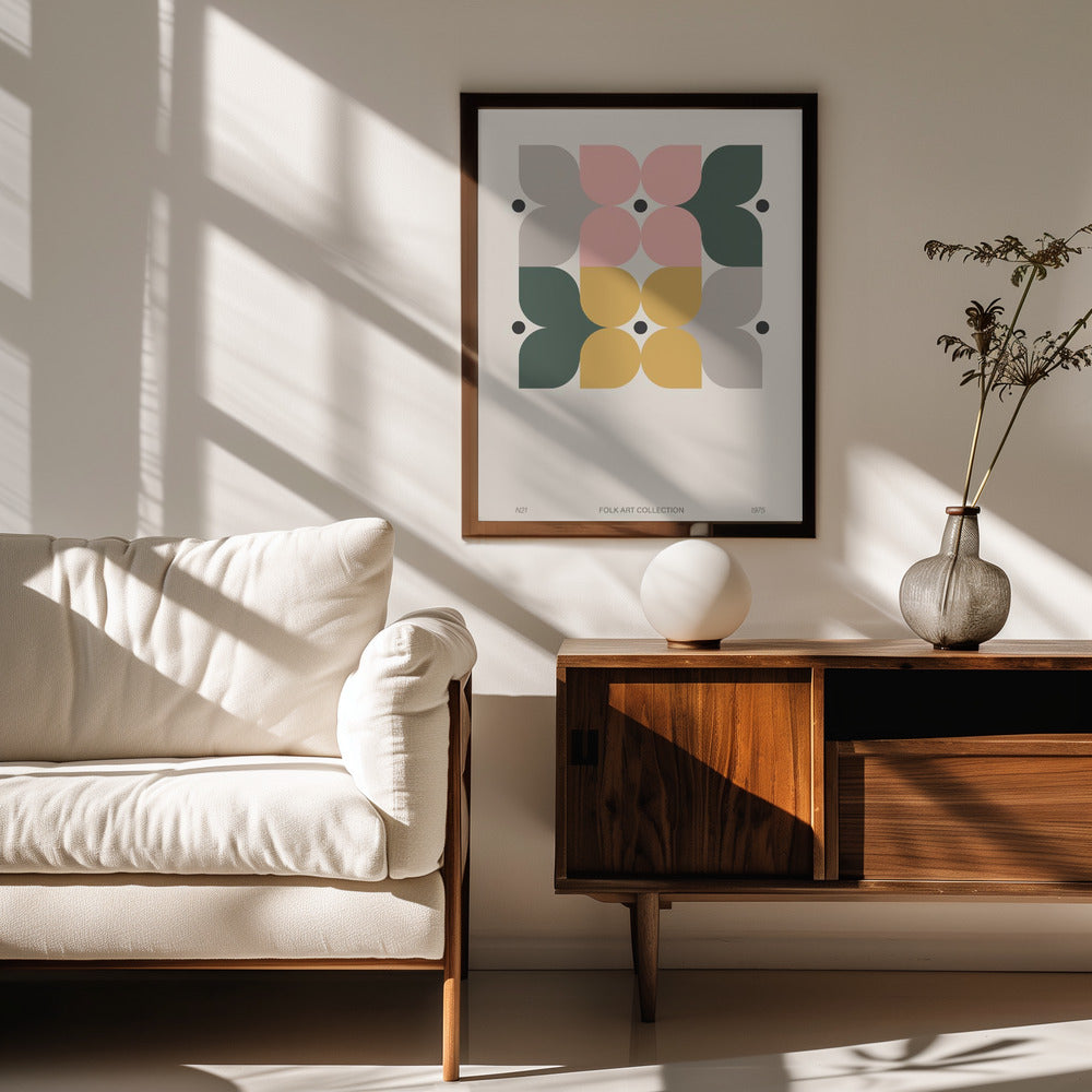 Modern folk art collection no 21 Poster