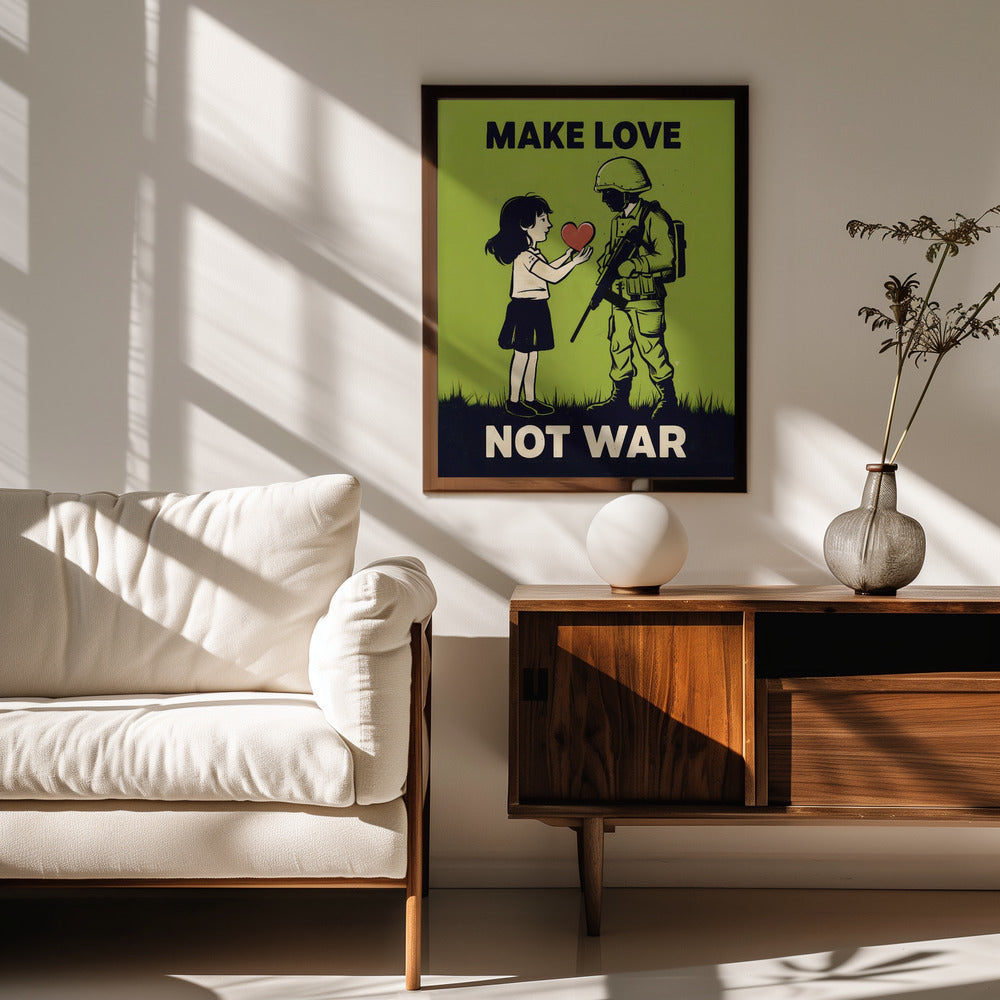 Make Love Not War Poster