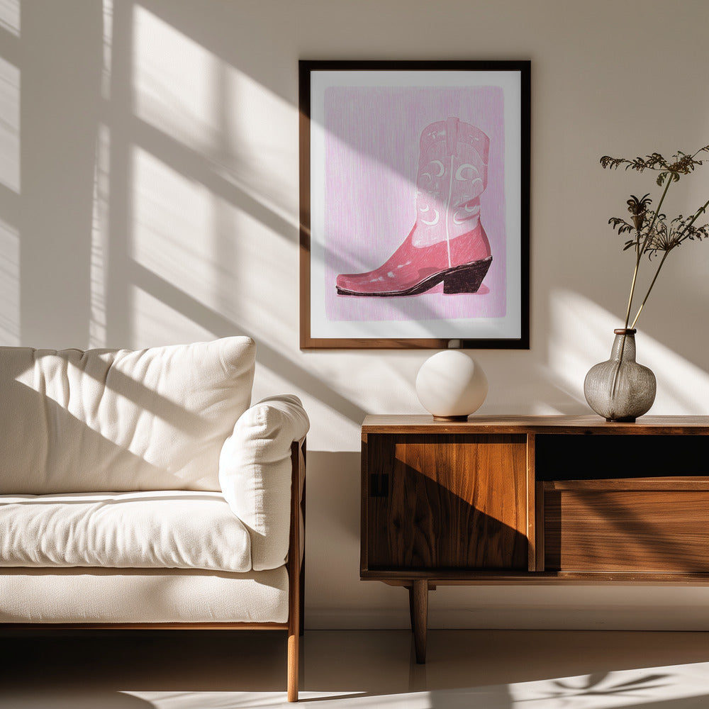 P&c Cowgirlboot Poster
