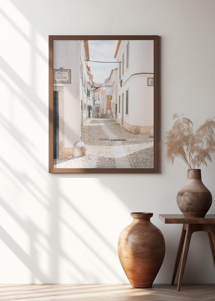 Streets of Cascais Poster