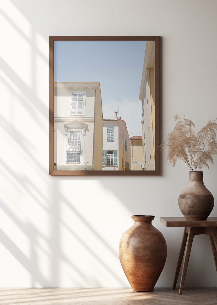 Streets of Menton Poster