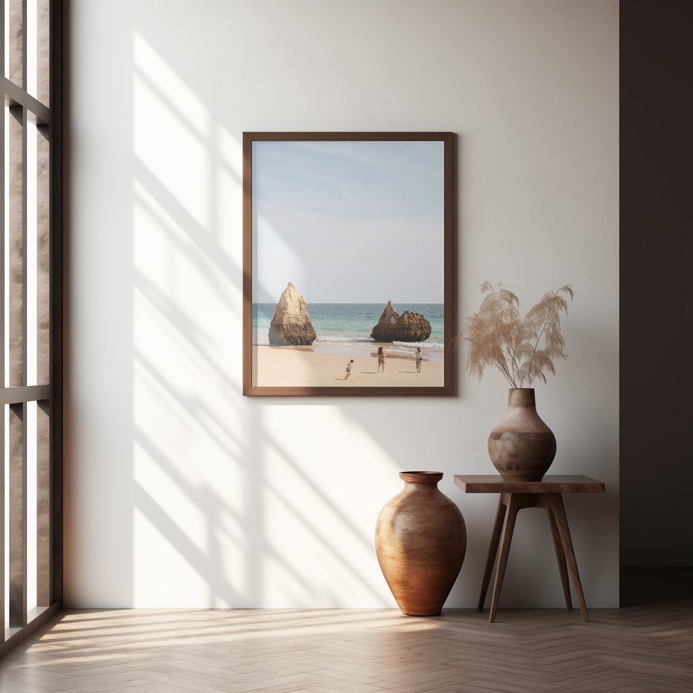 Portugese Beach Poster