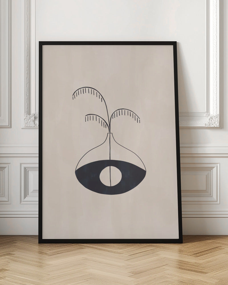 Evil Eye Vase Poster